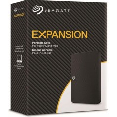 Seagate STKM1000400 1TB External Hard Drive - Fast USB Type-A 3.1 Gen 1 - Sleek Black Design - Reliable Storage Solution